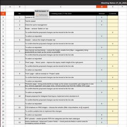 Action plan